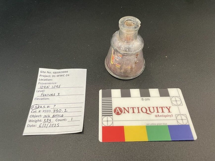 Glass Ink Bottle at Rock Springs Chinatown